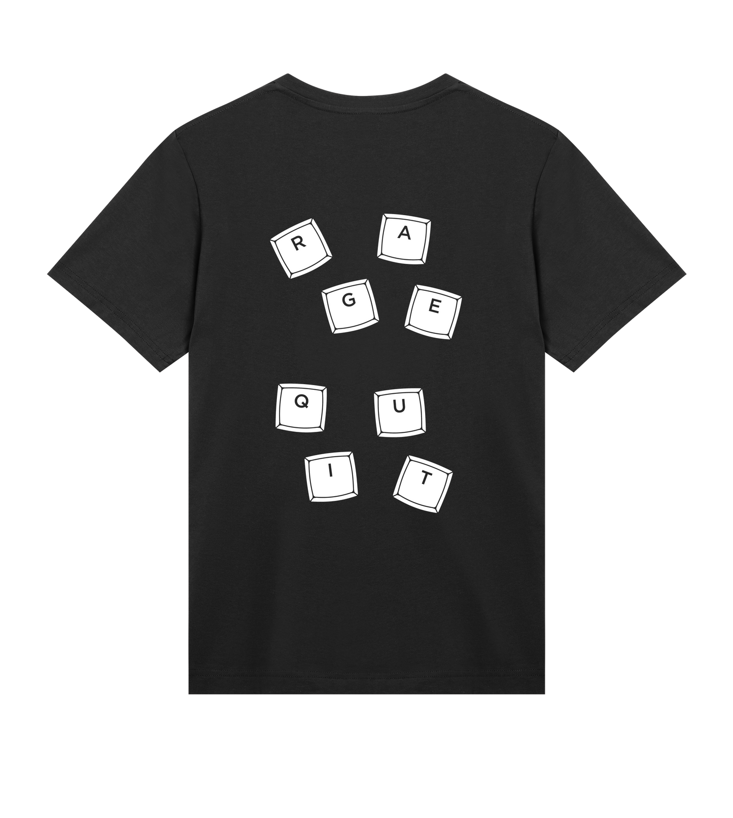 Rage Quit Keys Tee - Dark Mode