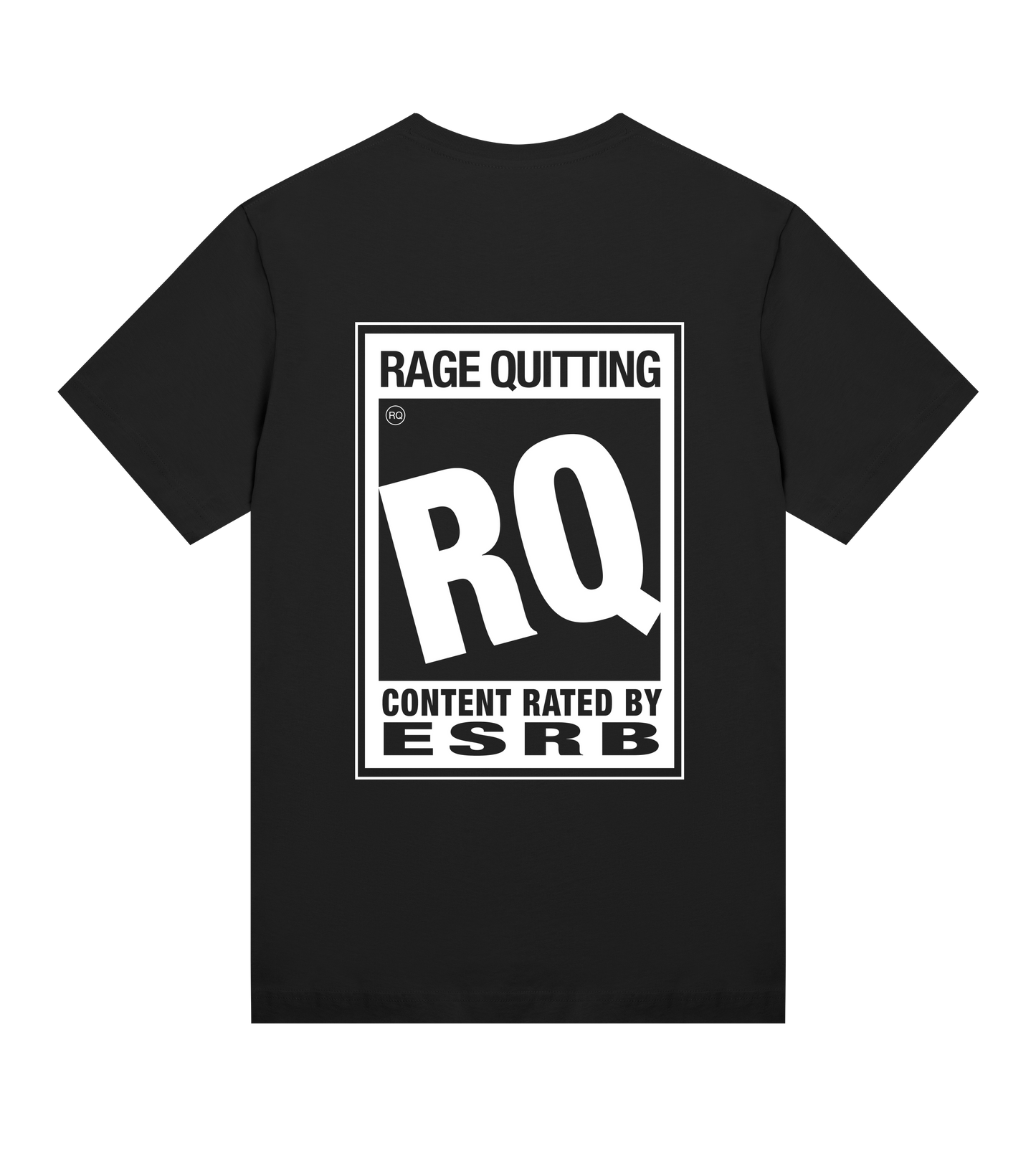 W - Rage Quit ESRB Tee - Dark Mode