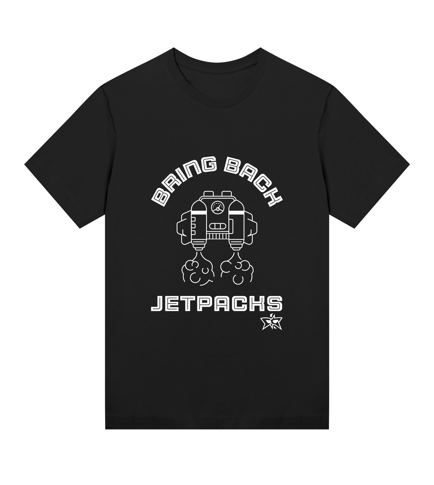 W - Bring Back Jetpacks Tee - Dark Mode