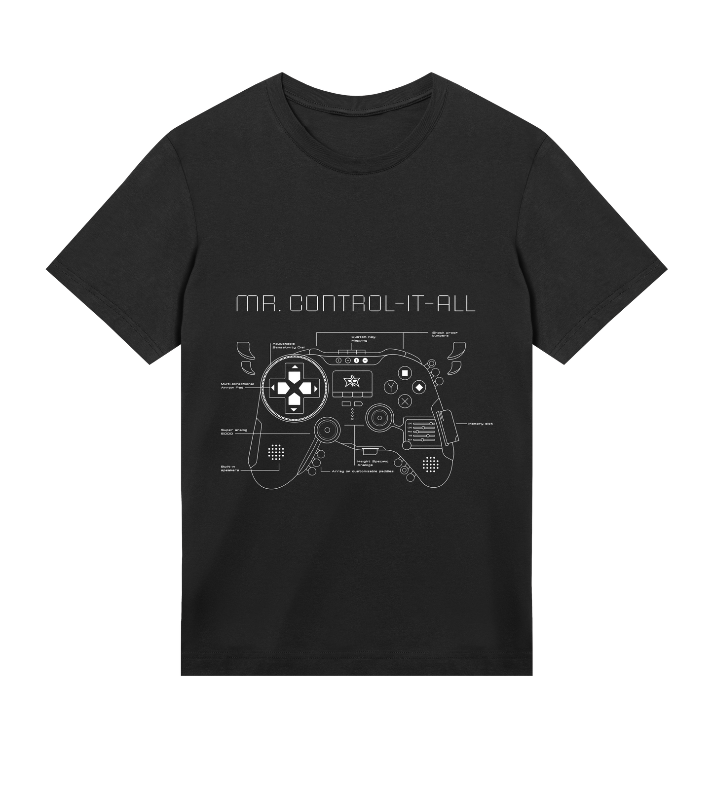 Mr. Control-It-All Tee - Dark Mode