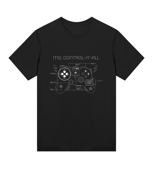 Ms. Control-It-All Tee - Dark Mode