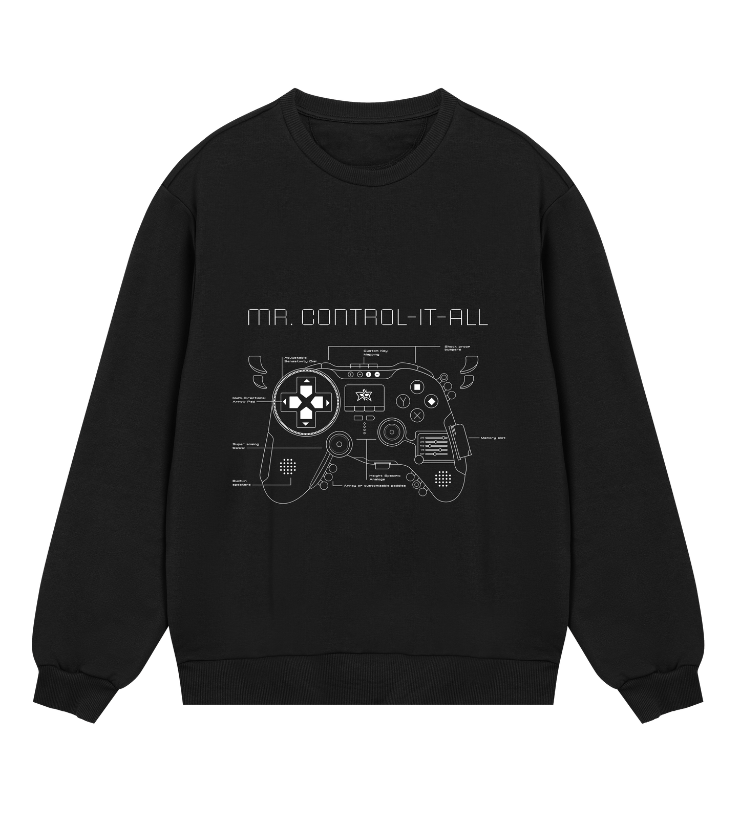 Mr. Control-It-All Crew - Dark Mode