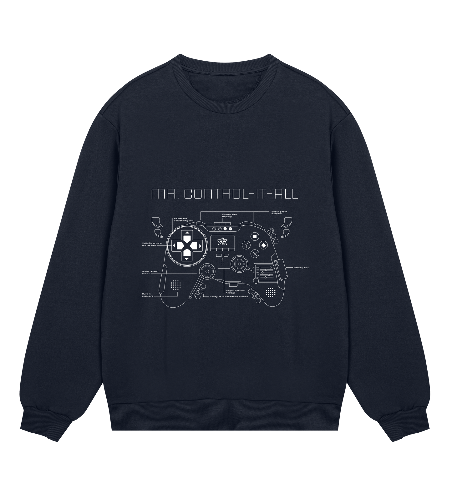 Mr. Control-It-All Crew - Dark Mode