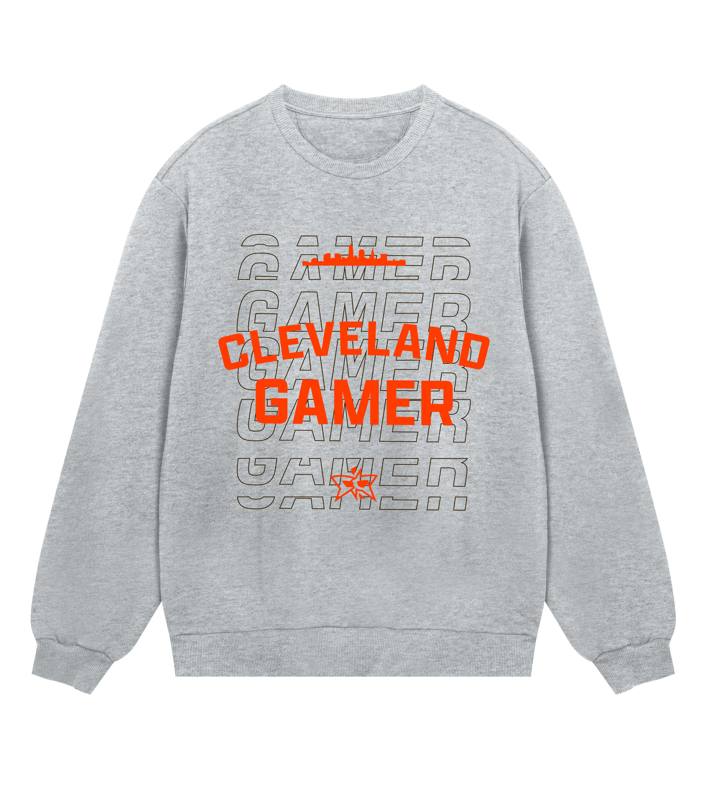 Cleveland Gamer Skyline Crew - Orange