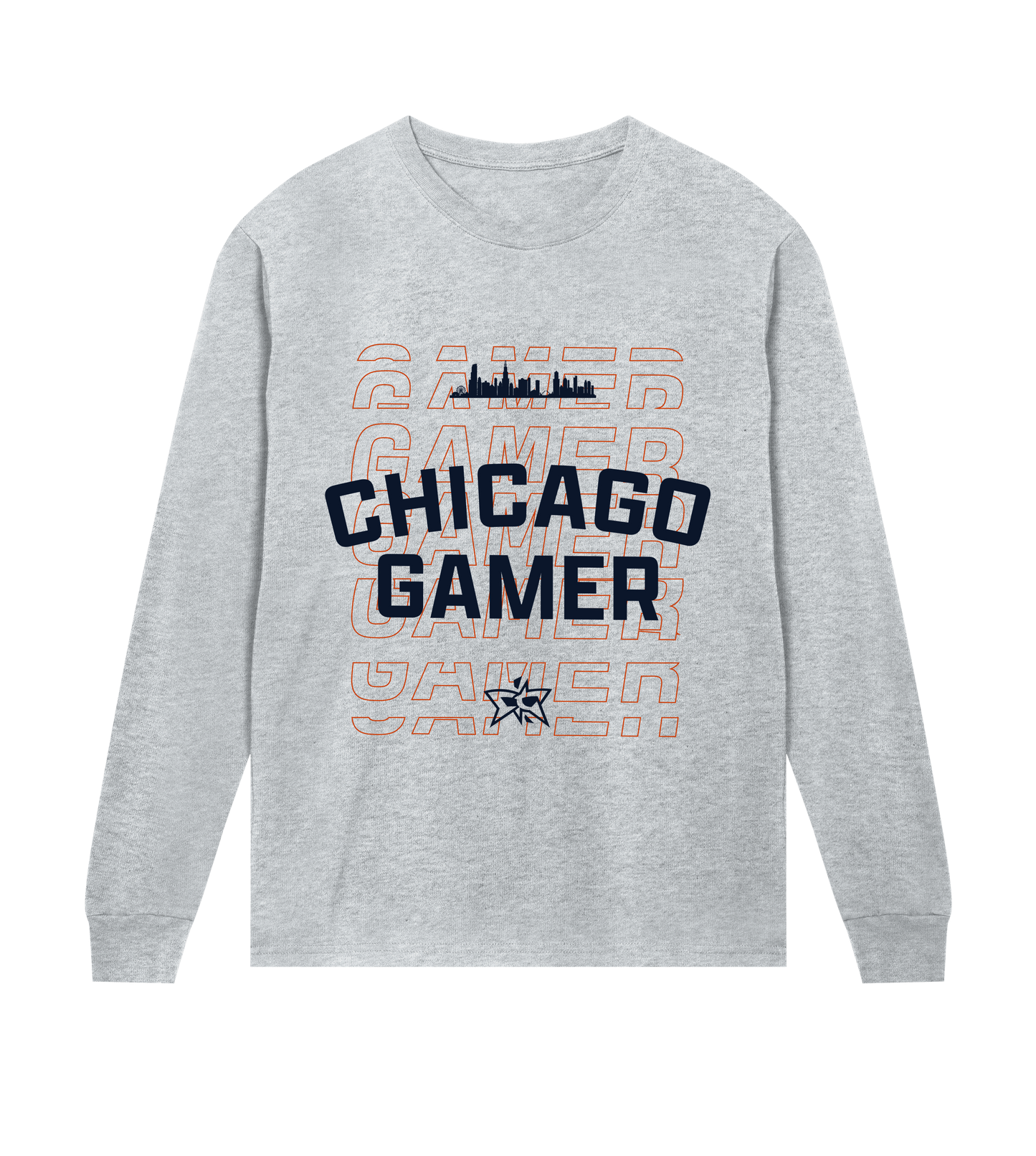 Chicago Gamer Skyline LS - Navy