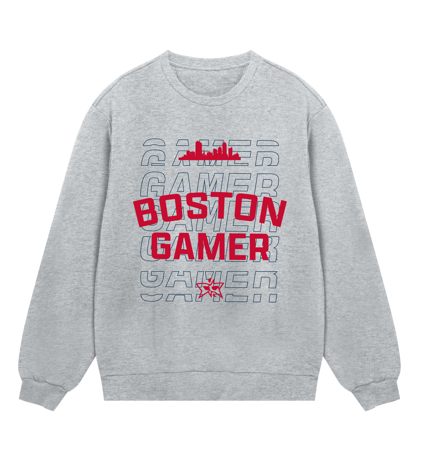 Boston Gamer Skyline Crew - Red