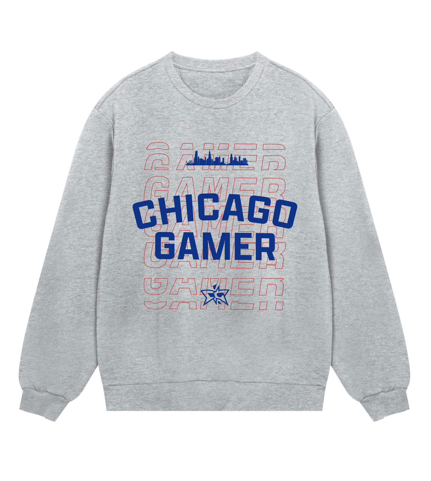 Chicago Gamer Skyline Crew - Blue