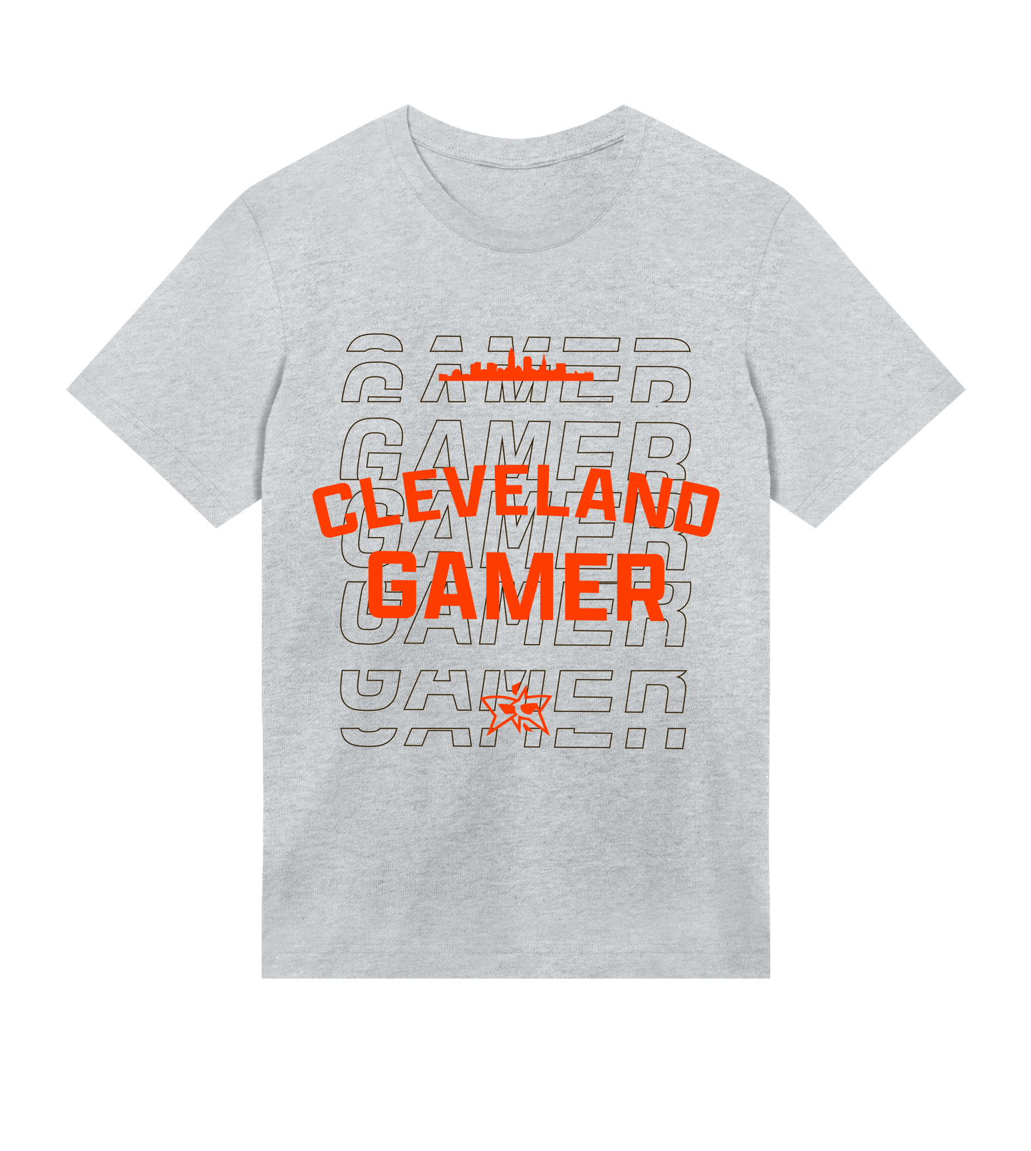 Cleveland Gamer Skyline Tee - Orange