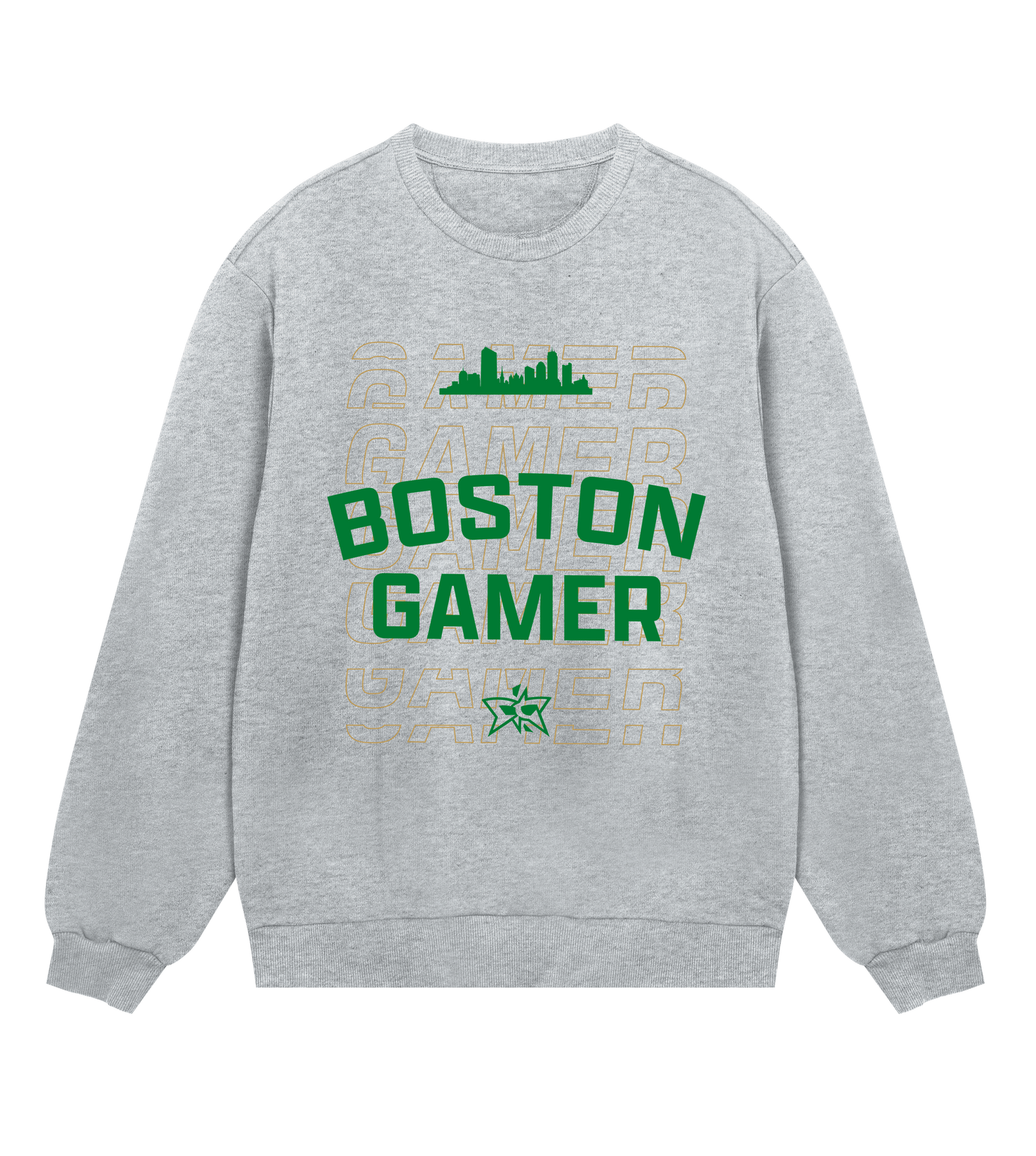 Boston Gamer Skyline Crew - Green