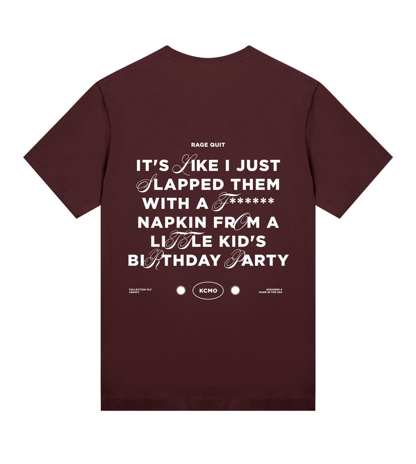 W - Napkins Tee - Dark Mode