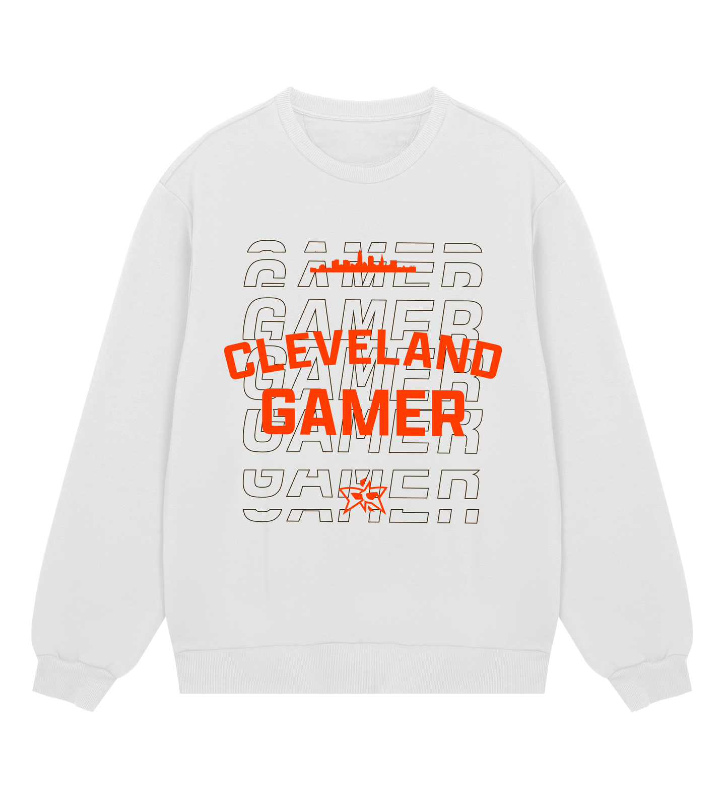 Cleveland Gamer Skyline Crew - Orange