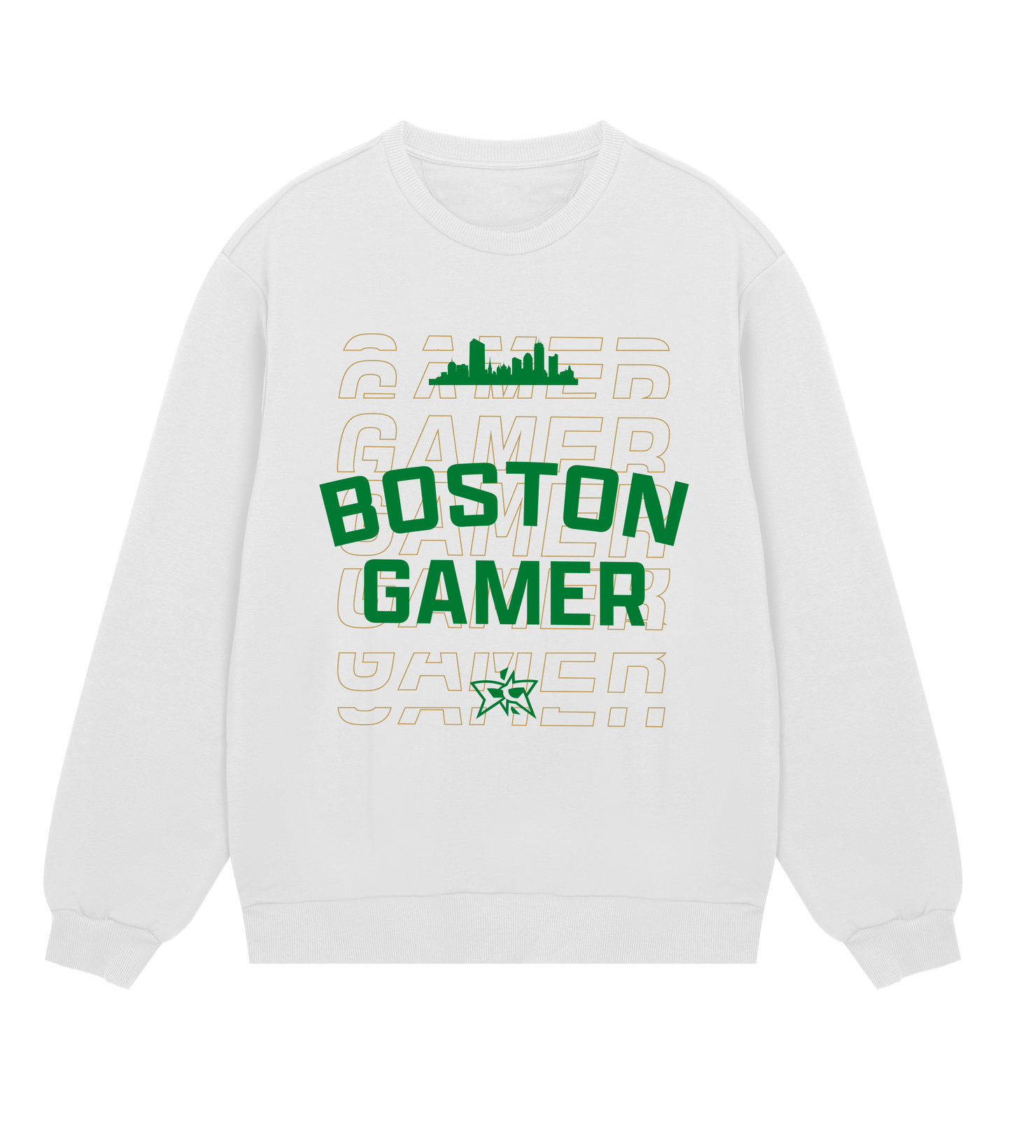 Boston Gamer Skyline Crew - Green