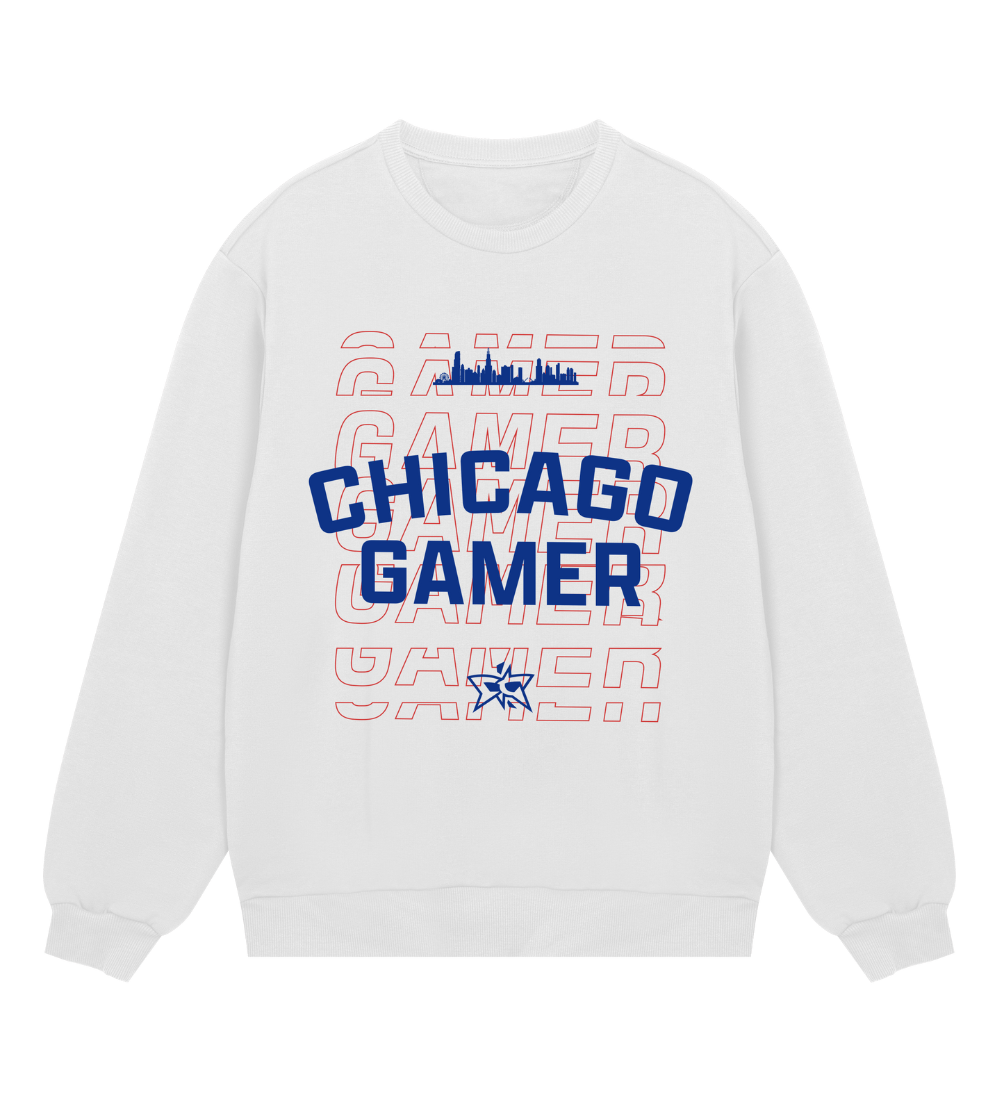 Chicago Gamer Skyline Crew - Blue