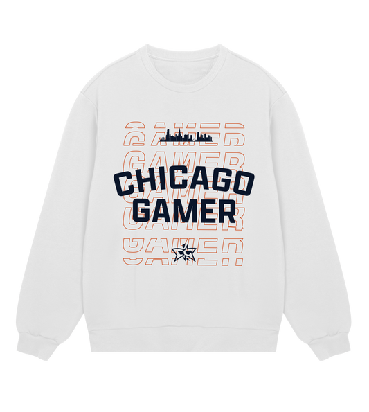 Chicago Gamer Skyline Crew - Navy