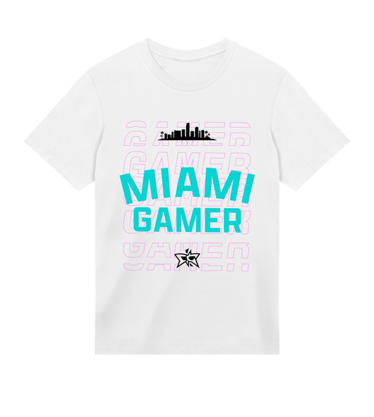 Miami Gamer Skyline Tee - Vice City