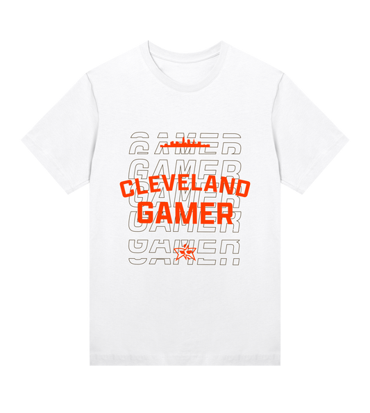 W - Cleveland Gamer Skyline Tee - Orange