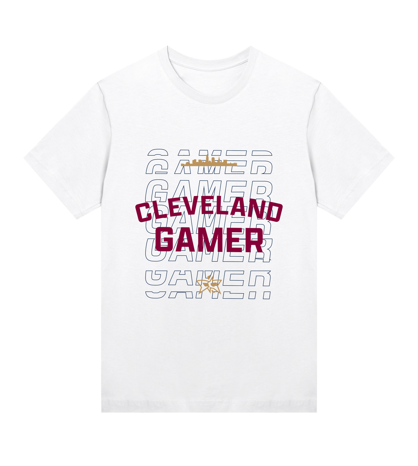 W - Cleveland Gamer Skyline Tee - 3 Color