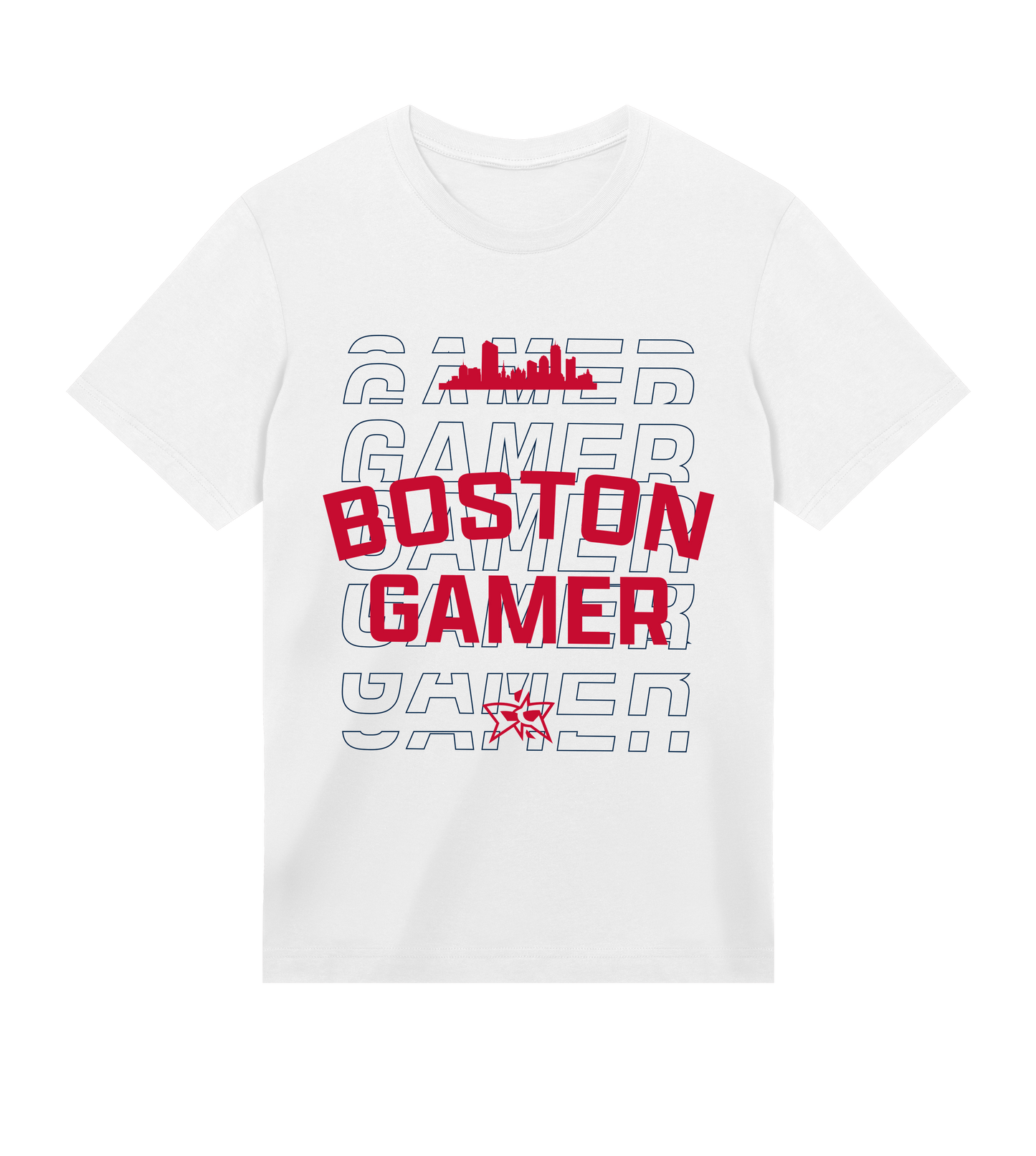 Boston Gamer Skyline Tee - Red